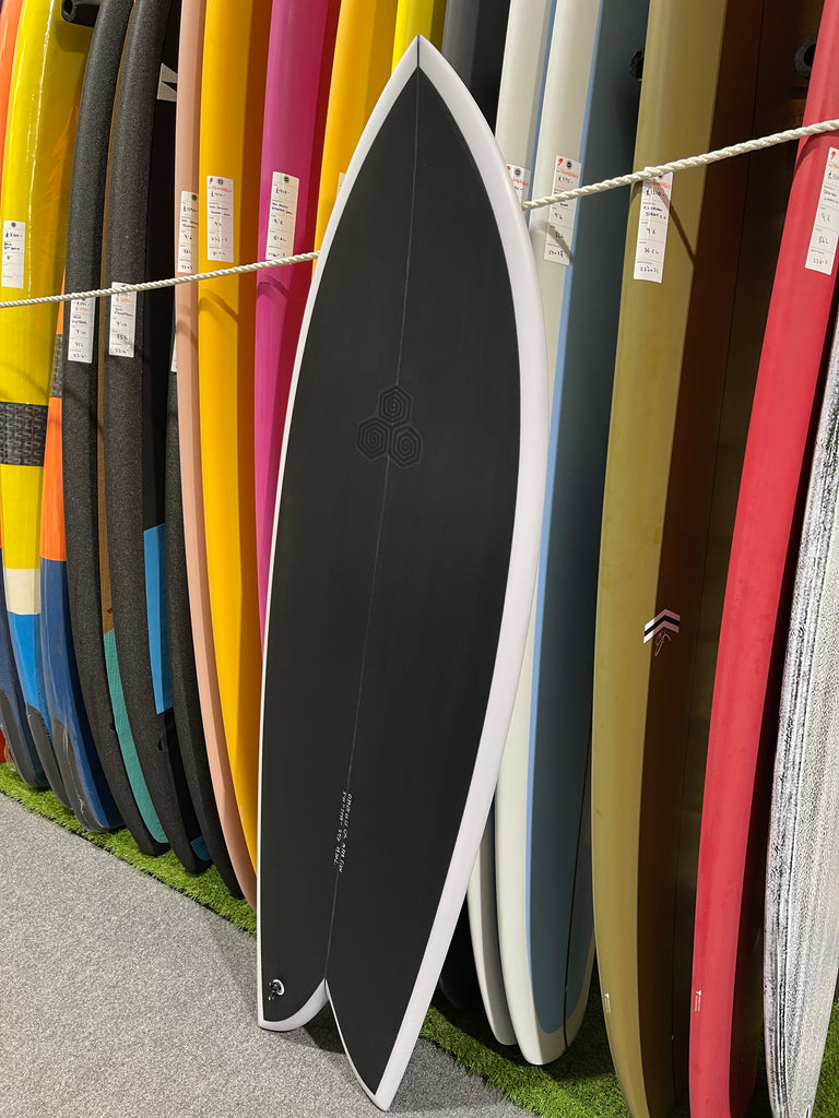 Channel Islands Mikey Febs Fish 5ft11 Black Deck Custom Futures – MAD ...