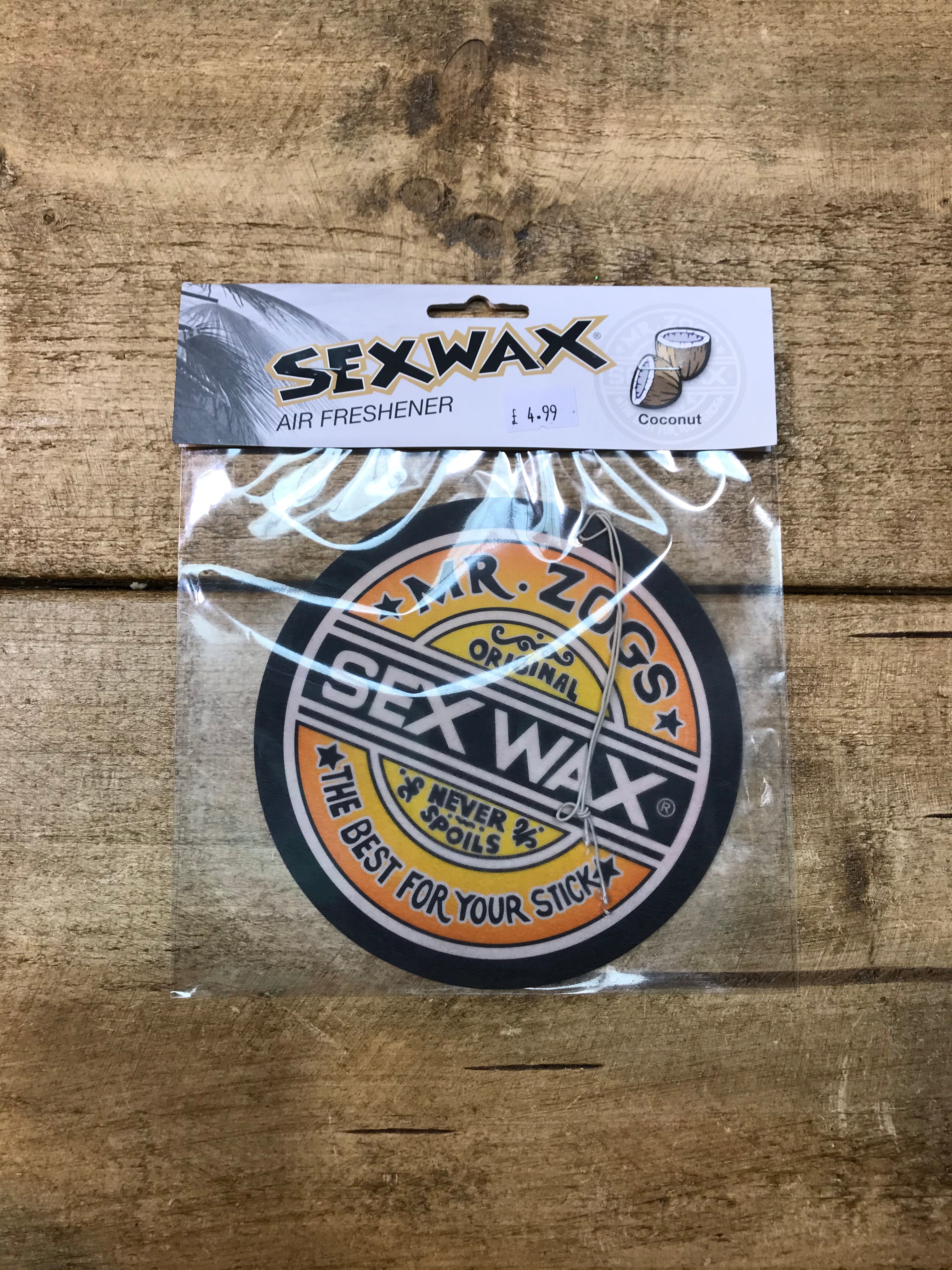 SEX WAX AIR FRESHENER - JUMBO COCONUT – MAD Water Sports